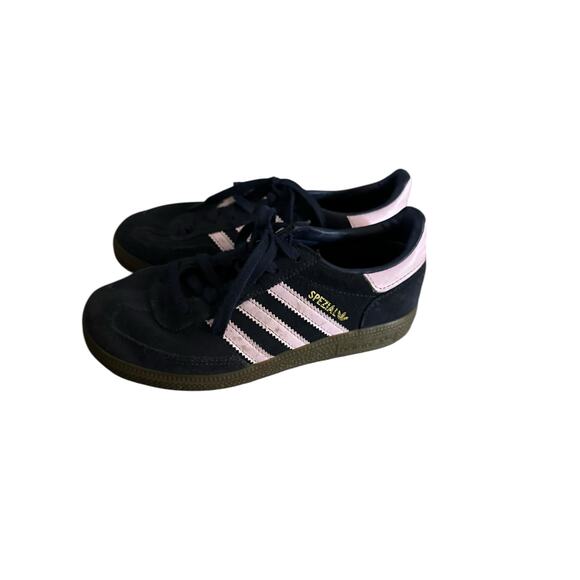 Adidas Unisex girls Kids' Navy Pink Campus 00S 3 Stripes Lace Up Sneakers Size 1 - Picture 4 of 12